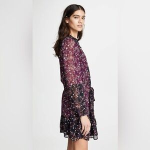 PAIGE | Sonoma floral front button silk dress | size small